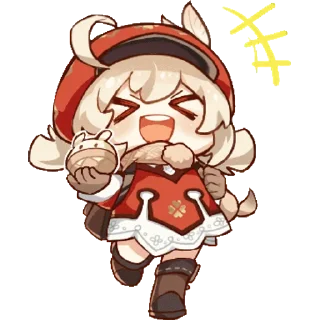 😀 emoji Klee × Рыцарь Искорка Telegram sticker 18 of 43
