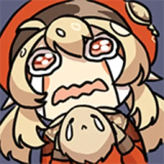 😭 emoji Klee × Рыцарь Искорка Telegram sticker 7 of 43