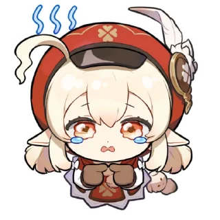 😥 emoji Klee × Рыцарь Искорка Telegram sticker 13 of 43