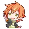 🧡 emoji akito shinonome @ruiifan Telegram sticker 15 of 52