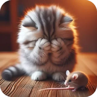 🫥 emoji лапочки Telegram sticker 5 of 25
