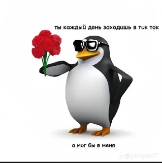 Sticker from подкаты от пингвина