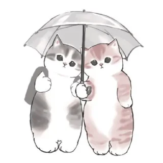 ☂ emoji Котеки Telegram sticker 23 of 39