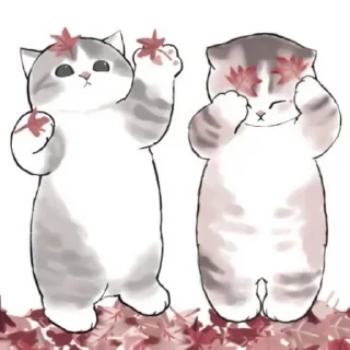 🍁 emoji Котеки Telegram sticker 12 of 39