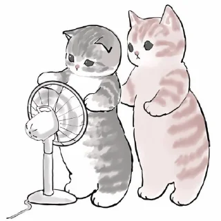 🌬 emoji Котеки Telegram sticker 18 of 39