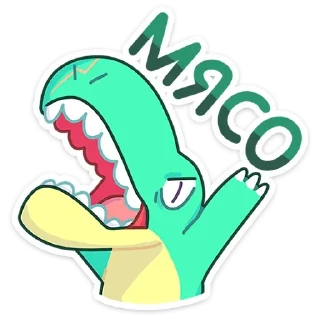 😡 emoji Тиранозавр Дино :: @TgSticker Telegram sticker 13 of 48