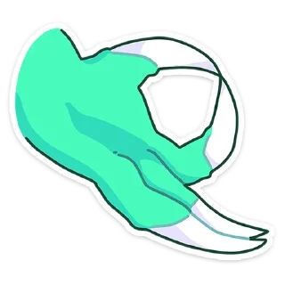 😴 emoji Тиранозавр Дино :: @TgSticker Telegram sticker 10 of 48