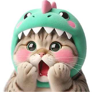 Sticker from Дино-котики @Nyasticks