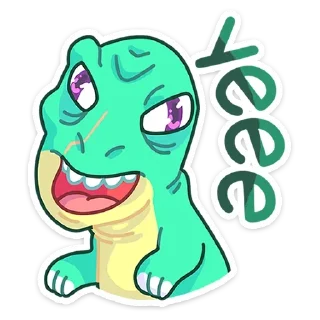 😡 emoji Тиранозавр Дино :: @TgSticker Telegram sticker 7 of 48