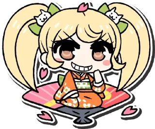 👘 emoji Hiyoko Sayondji!🧡(By @SimpReko) Telegram sticker 4 of 29