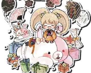 👘 emoji Hiyoko Sayondji!🧡(By @SimpReko) Telegram sticker 1 of 29