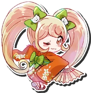 📙 emoji Hiyoko Sayondji!🧡(By @SimpReko) Telegram sticker 3 of 29