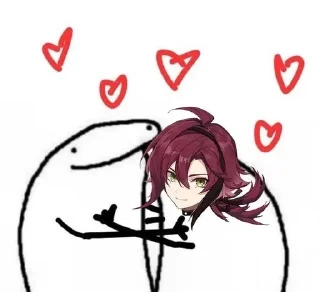 🤗 emoji Heizou as the meaning of life Telegram sticker 19 of 67