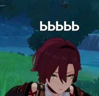 😐 emoji Heizou as the meaning of life Telegram sticker 11 of 67