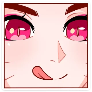 😋 emoji Госпожа Аи @nyasticks Telegram sticker 23 of 49
