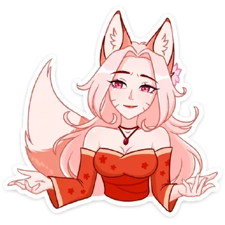 🙂 emoji Госпожа Аи @nyasticks Telegram sticker 13 of 49