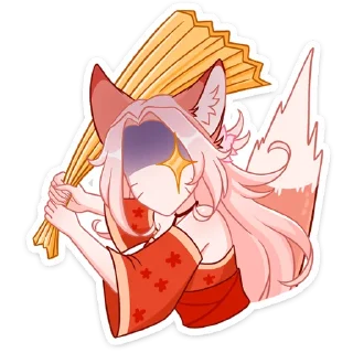 😨 emoji Госпожа Аи @nyasticks Telegram sticker 9 of 49