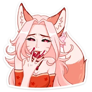 🙊 emoji Госпожа Аи @nyasticks Telegram sticker 21 of 49