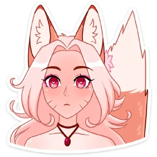 🤨 emoji Госпожа Аи @nyasticks Telegram sticker 6 of 49