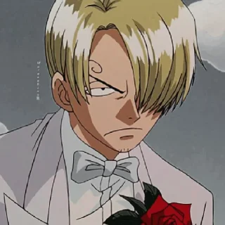 🍽️ emoji [[𝙎𝙖𝙣𝙟𝙞]] @mangaka_o1 ↷ Royal world Telegram sticker 9 of 60