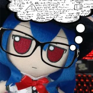 💭 emoji Фумо Telegram sticker 14 of 120