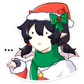 😳 emoji Новогодняя Ивэлтин @Nyasticks Telegram sticker 15 of 49