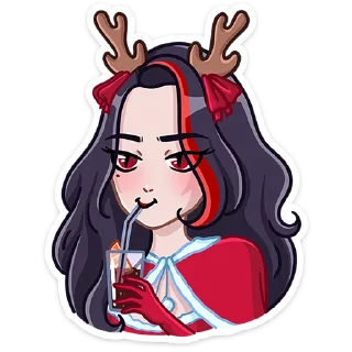 Sticker from Новогодняя Лилит @Nyasticks
