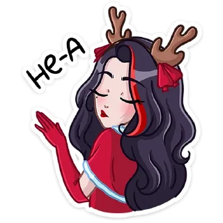 Sticker from Новогодняя Лилит @Nyasticks