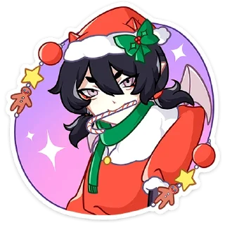 😈 emoji Новогодняя Ивэлтин @Nyasticks Telegram sticker 10 of 49