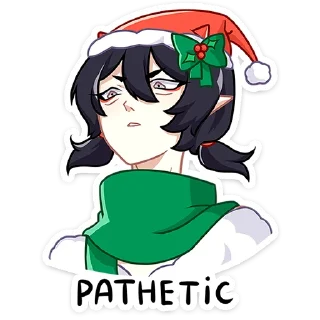 🤨 emoji Новогодняя Ивэлтин @Nyasticks Telegram sticker 18 of 49