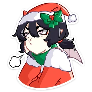 😳 emoji Новогодняя Ивэлтин @Nyasticks Telegram sticker 5 of 49