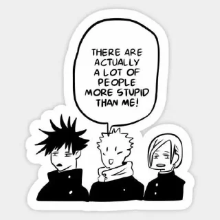 🚨 emoji Jujutsu kaisen Telegram sticker 8 of 42
