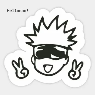 😓 emoji Jujutsu kaisen Telegram sticker 7 of 42