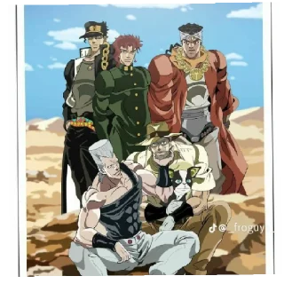 🤧 emoji JoJo головного мозга Telegram sticker 4 of 19