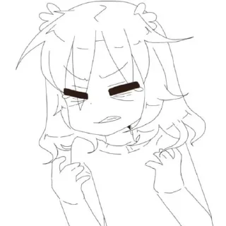 😠 emoji Мори гяру 😜 Telegram sticker 3 of 76
