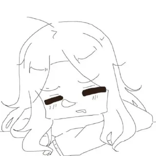 😴 emoji Мори гяру 😜 Telegram sticker 2 of 76