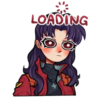 🤔 emoji Evangelion [by roritozokaru] Telegram sticker 9 of 20