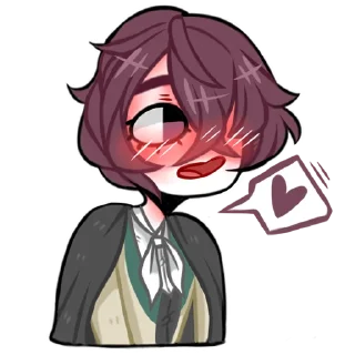Sticker from Bungou Stray Dogs (Roritozokaru)