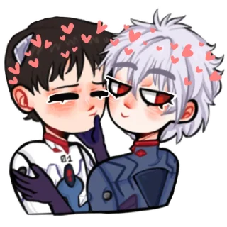 💕 emoji Evangelion [by roritozokaru] Telegram sticker 7 of 20