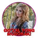 Sticker from fan