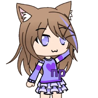Sticker from ника гача лайф