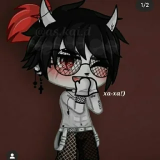 🤩 emoji Гача лайф💥💥💥 @TgEmodziBot Telegram sticker 9 of 51