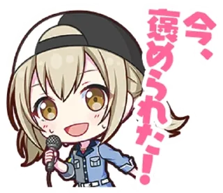 🎤 emoji Vivid BAD SQUAD stamps || @ctcxd Telegram sticker 20 of 78