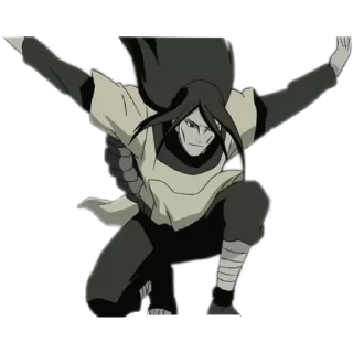 🏃‍♂ emoji Orochimaru Telegram sticker 12 of 120