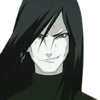 😏 emoji Orochimaru Telegram sticker 8 of 120