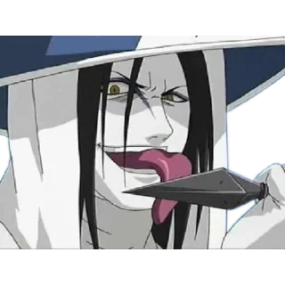 😛 emoji Orochimaru Telegram sticker 16 of 120