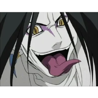 😛 emoji Orochimaru Telegram sticker 18 of 120