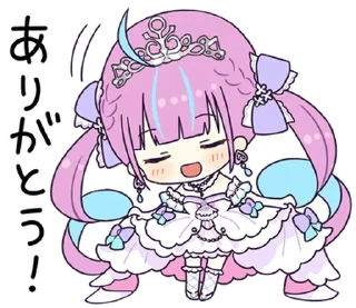 ⭐ emoji Minato Aqua Telegram sticker 9 of 24