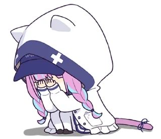 ⭐ emoji Minato Aqua Telegram sticker 16 of 24