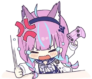 ⭐ emoji Minato Aqua Telegram sticker 5 of 24